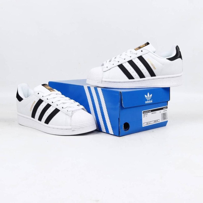 Harga adidas superstar clearance white black ori