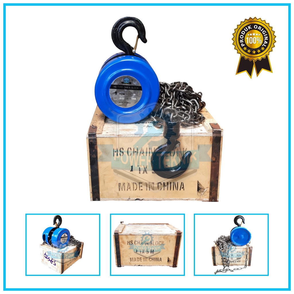 Jual Chain Block Hoist Katrol Angkut Barang SHUANG GE Takel Kerekan ...
