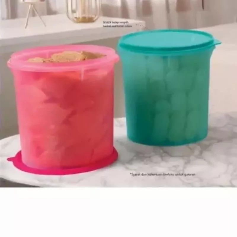Jual Toples kerupuk tupperware Giant canister 5ltr (1) Shopee Indonesia