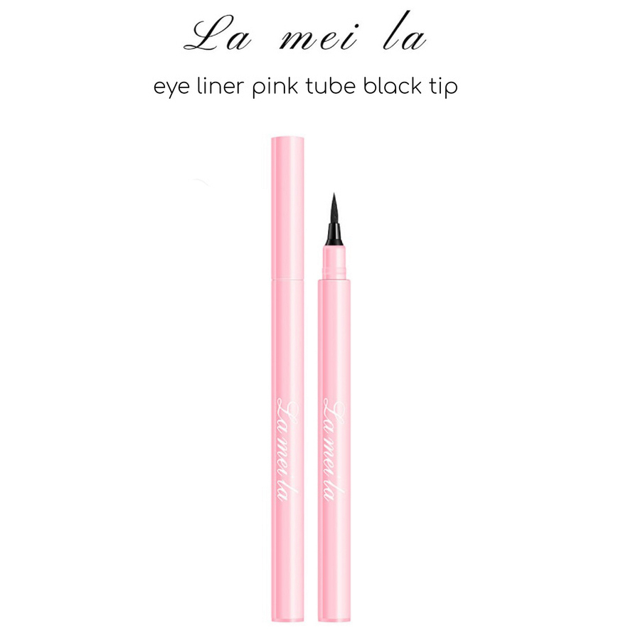 Jual MiniPink LAMEILA Eyeliner Black Pencil Pensil Cair Warna Hitam Profesional Anti Air Tahan