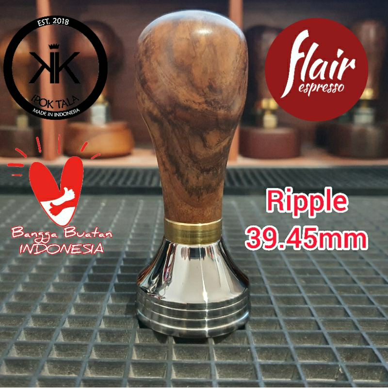 Jual 39.45mm Coffee Tamper Flair Classic Signature Neo Ripple Base 39mm