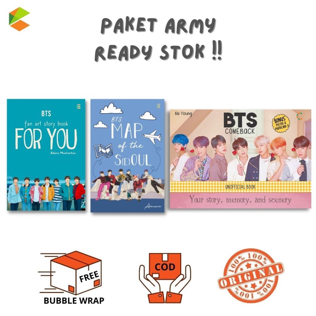 Jual CKLIK MEDIA - Buku Paket Army - Bts Fan Art - Bts Map Of The Soul ...
