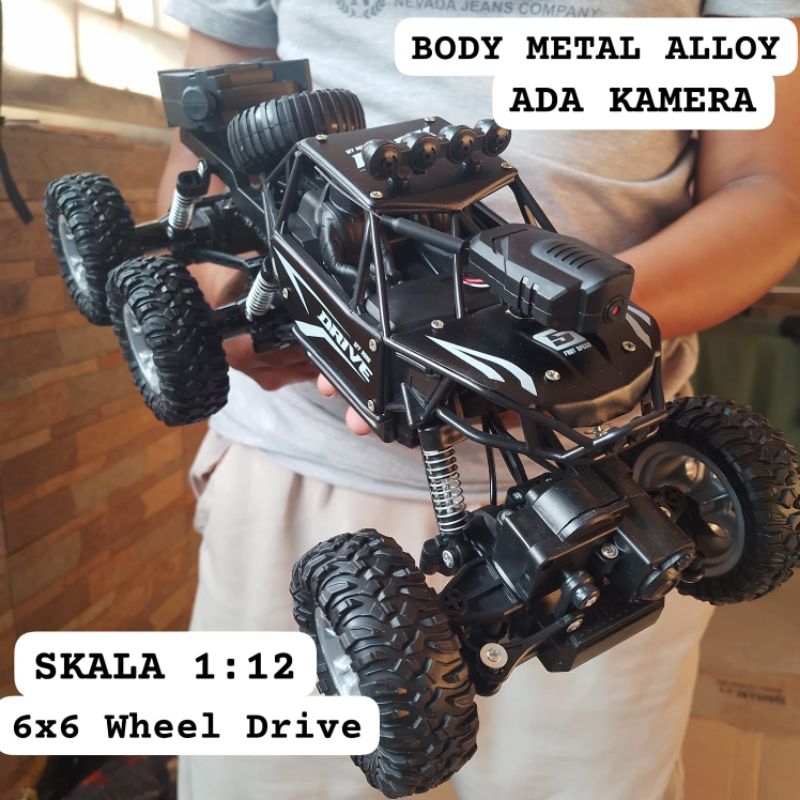 Jual Mobil Remote Control RC Offroad 6WD Body Metal Alloy Ada Kamera ...