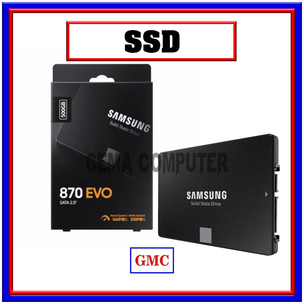 Jual SSD Samsung SATA 2.5" 870 EVO SSD 500GB/1TB | Shopee Indonesia