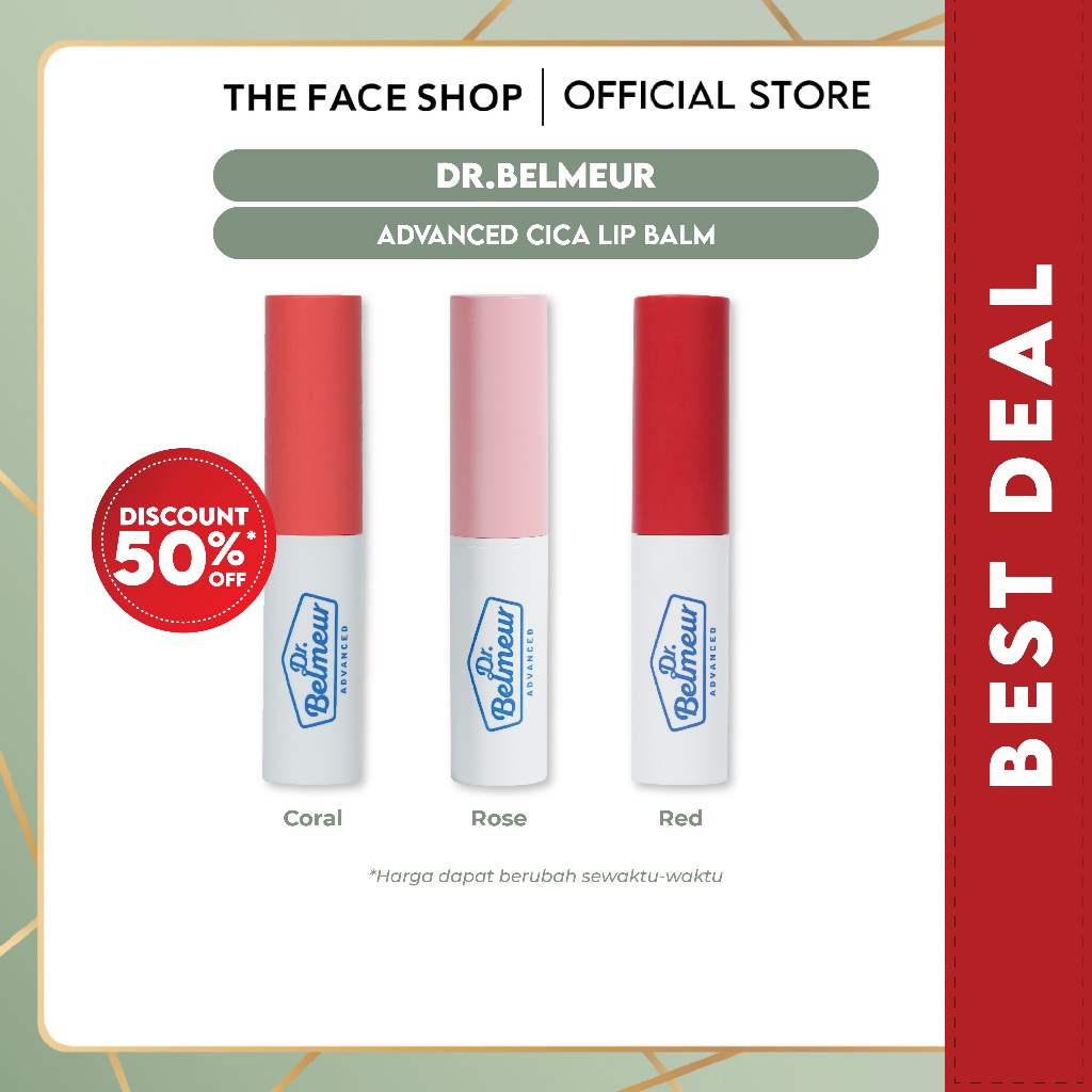 Jual Dr Belmeur Advance Cica Lip Balm Shopee Indonesia