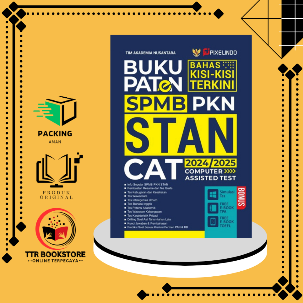 Jual Buku STAN - Buku Paten Bahas Kisi-Kisi Terkini SPMB PKN STAN 2024/ ...