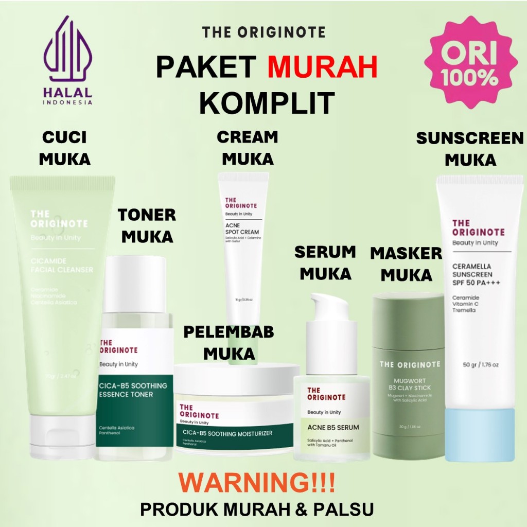 Satu Paket Skincare The Originote