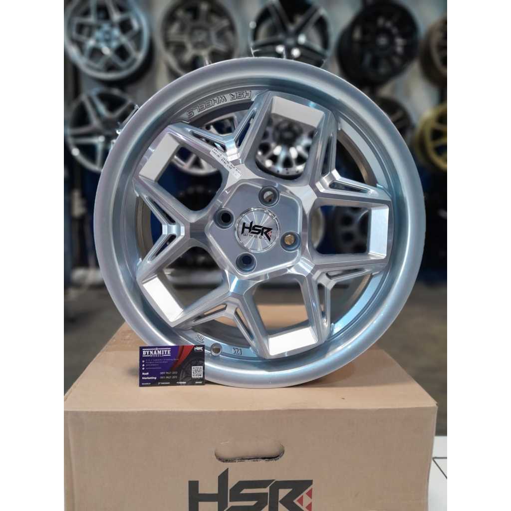 Jual Velg Mobil Racing R16 4X100 Pelek HSR Wasile Ring 16 Lebar 7 Et40 ...