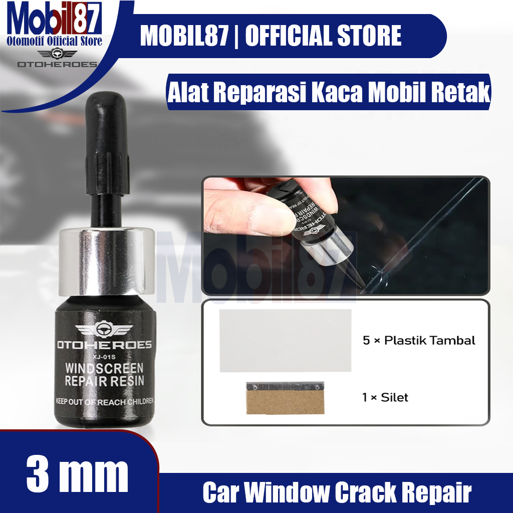 Jual Windshield Repair Kit Glass LEM KACA MOBIL RETAK LEM LAYAR LCD ...