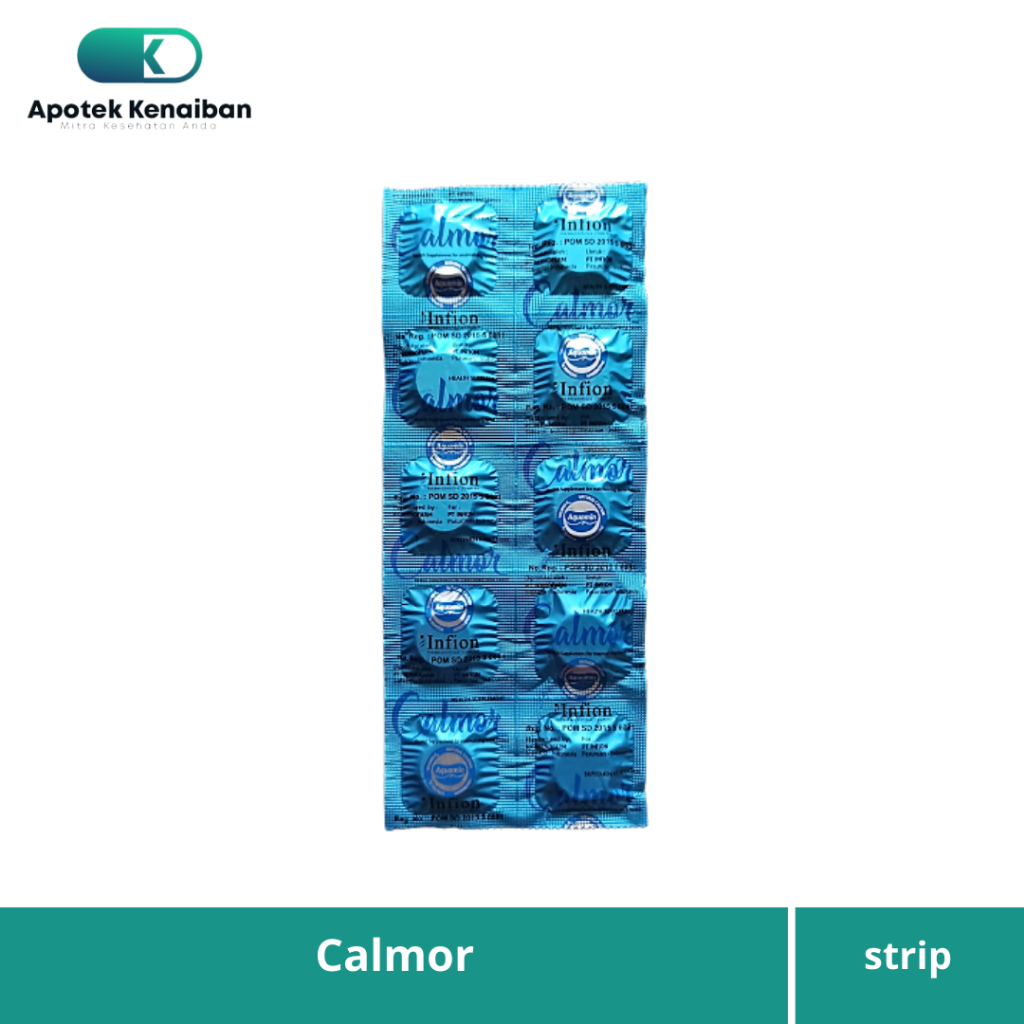 Jual Calmor Strip 10 Tablet / Kalsium Ibu Hamil Rasa Coklat | Shopee ...