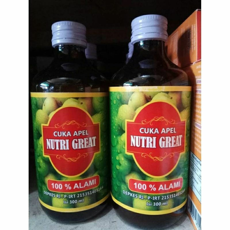 Jual Cuka Apel Nutri Great Nutrigreat Murni Original Cuka Apel Organik