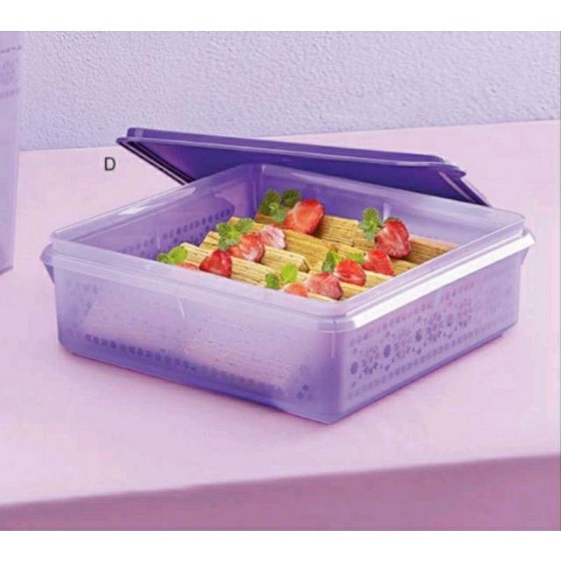 Jual Kotak kue tupperware snack stor (1) toples kue | Shopee Indonesia