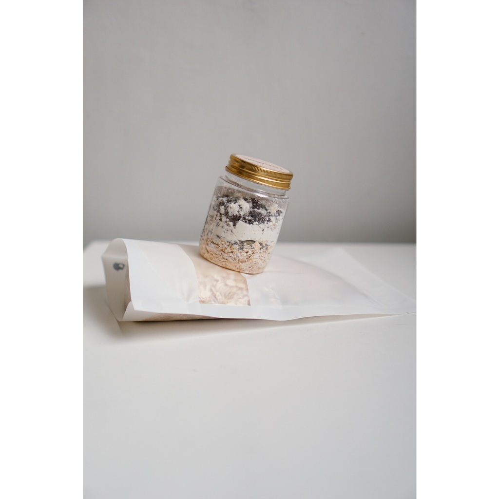 Jual Protein Oatmeal Kemasan Refill FREE 1 Jar FITBREAK. Pouch isi 350 ...