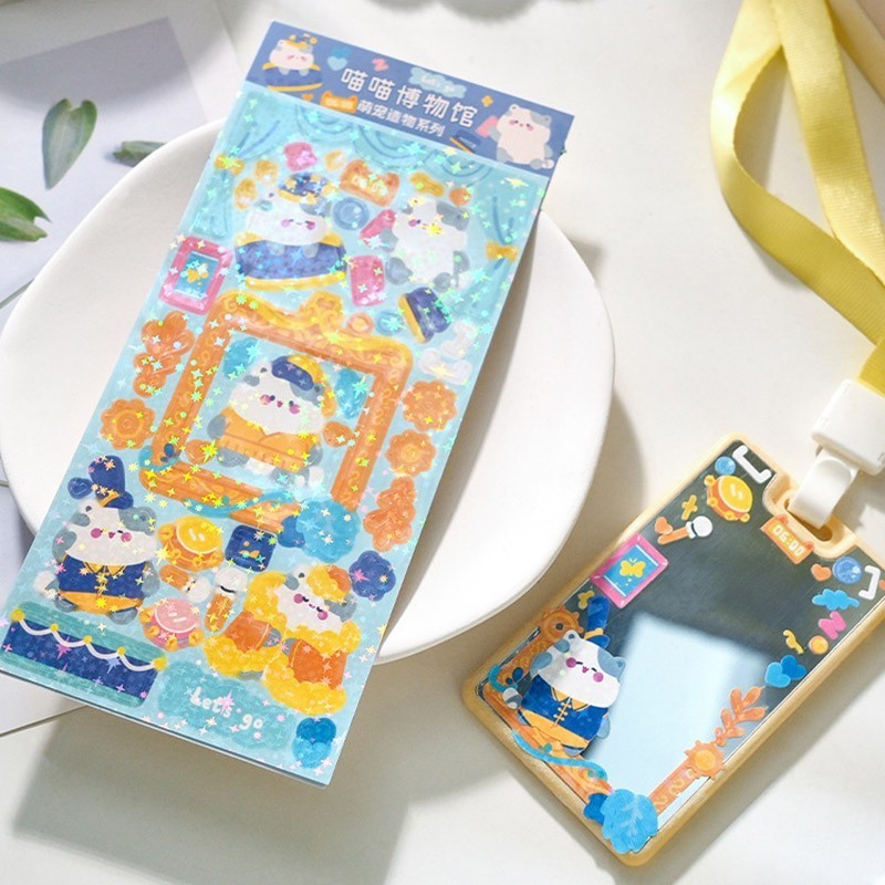 Jual STIKER HOLOGRAM SHIMMERING PET DIMENSION SHINY DIARY DECO STICKERS ...