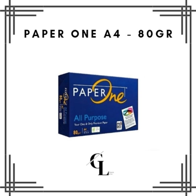Jual Kertas HVS Paper One A4 80 gr - Harga 1 Rim | Shopee Indonesia