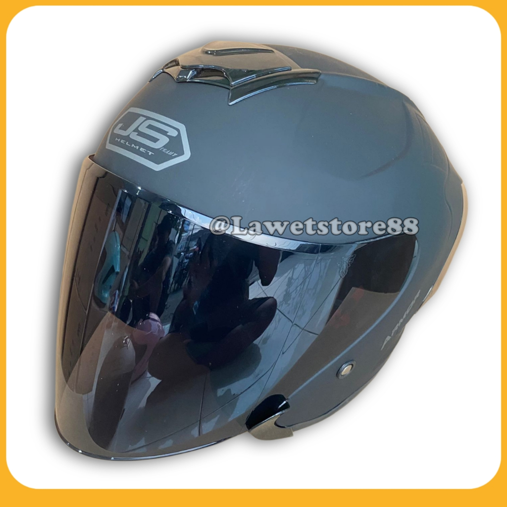 Jual Helmets Sepeda Motor Half Face Js Armor Yakuza Solid Polos Original Premium Best Quality