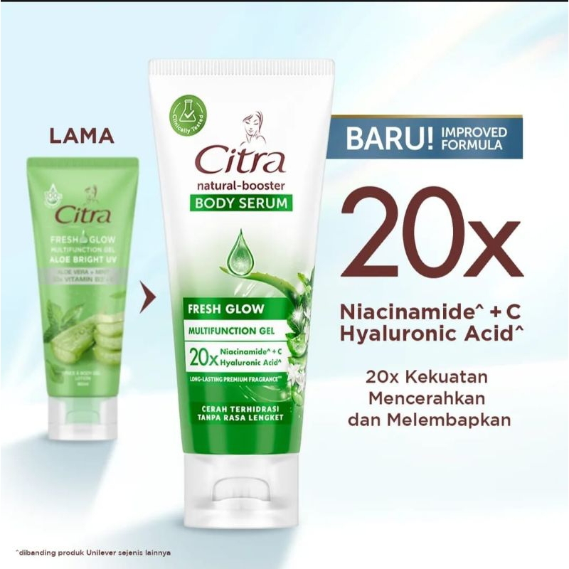 Jual Citra Fresh Glow Multi Function Gel Aloe Vera 180 ml | Shopee ...