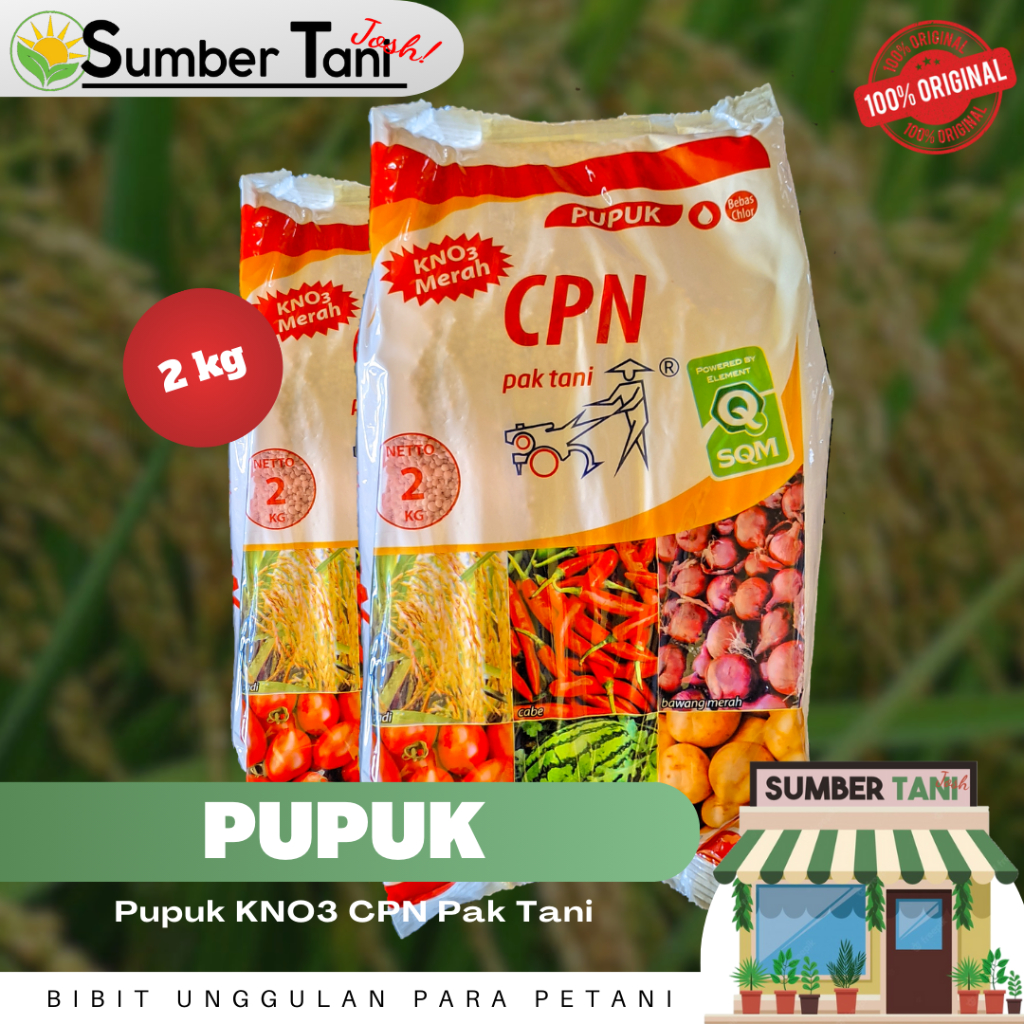 Jual Pupuk Cpn Kno Merah Pak Tani Kemasan Kg Shopee Indonesia