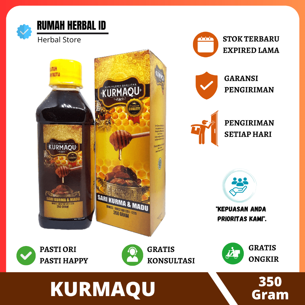 Jual Sari Kurma Dan Madu Asli Kurmaqu 100 Original Herbal Alami