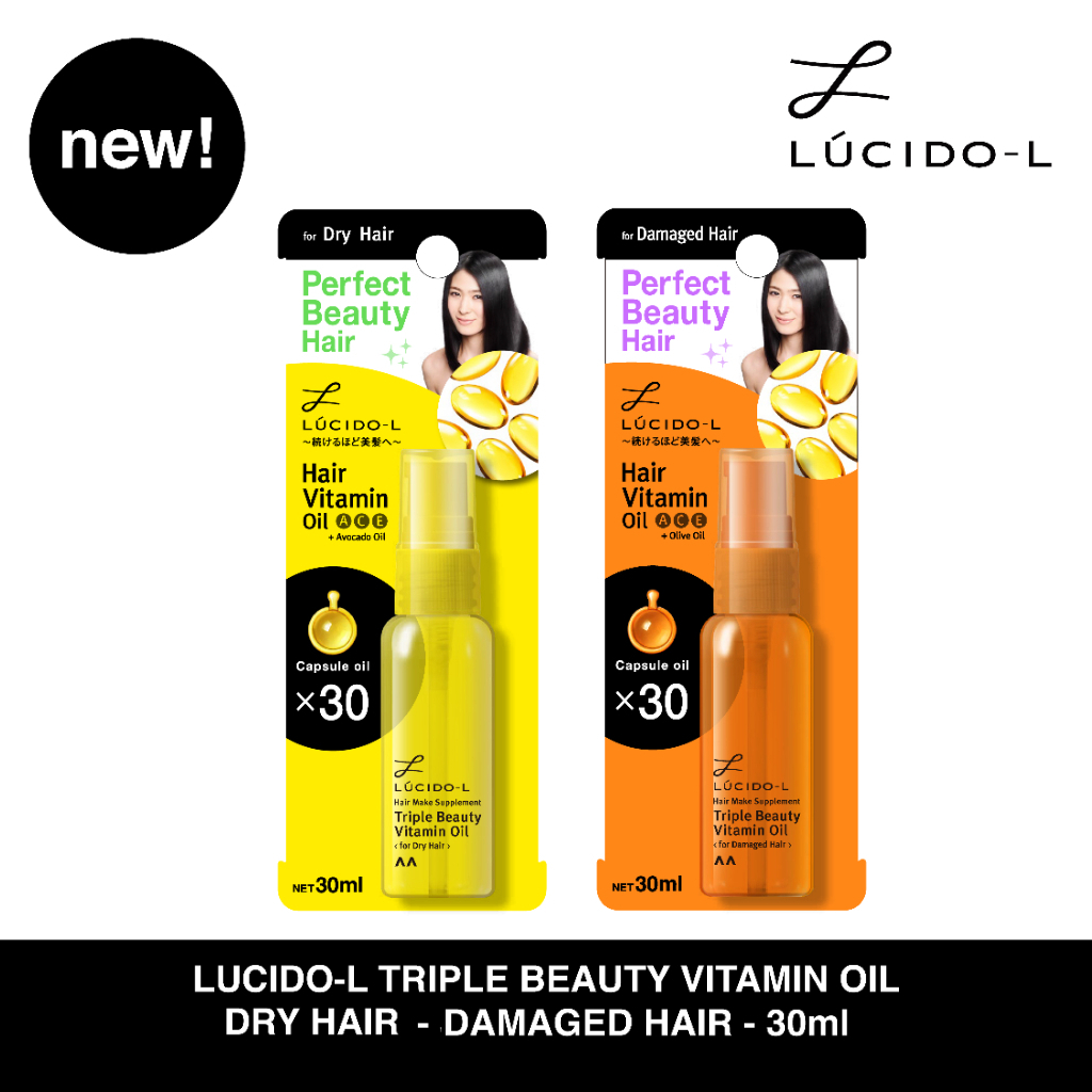 Jual Lucido L Hair Vitamin Oil 30ml Vitamin Rambut Kering Rusak Shopee Indonesia 0636