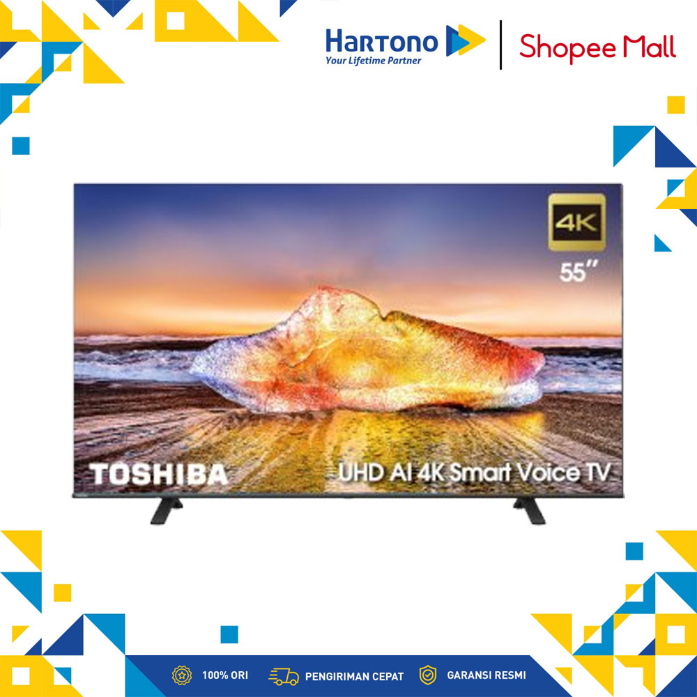 Jual TOSHIBA 55 INCH LED TV 4K Smart TV 55E330MP | Shopee Indonesia