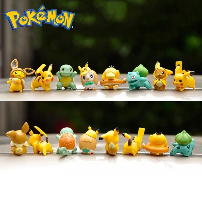 Jual ACTION FIGURE POKEMON PIKACHU SET 6 / 8 / 10 PCS MINI SIZE 3-5CM ...