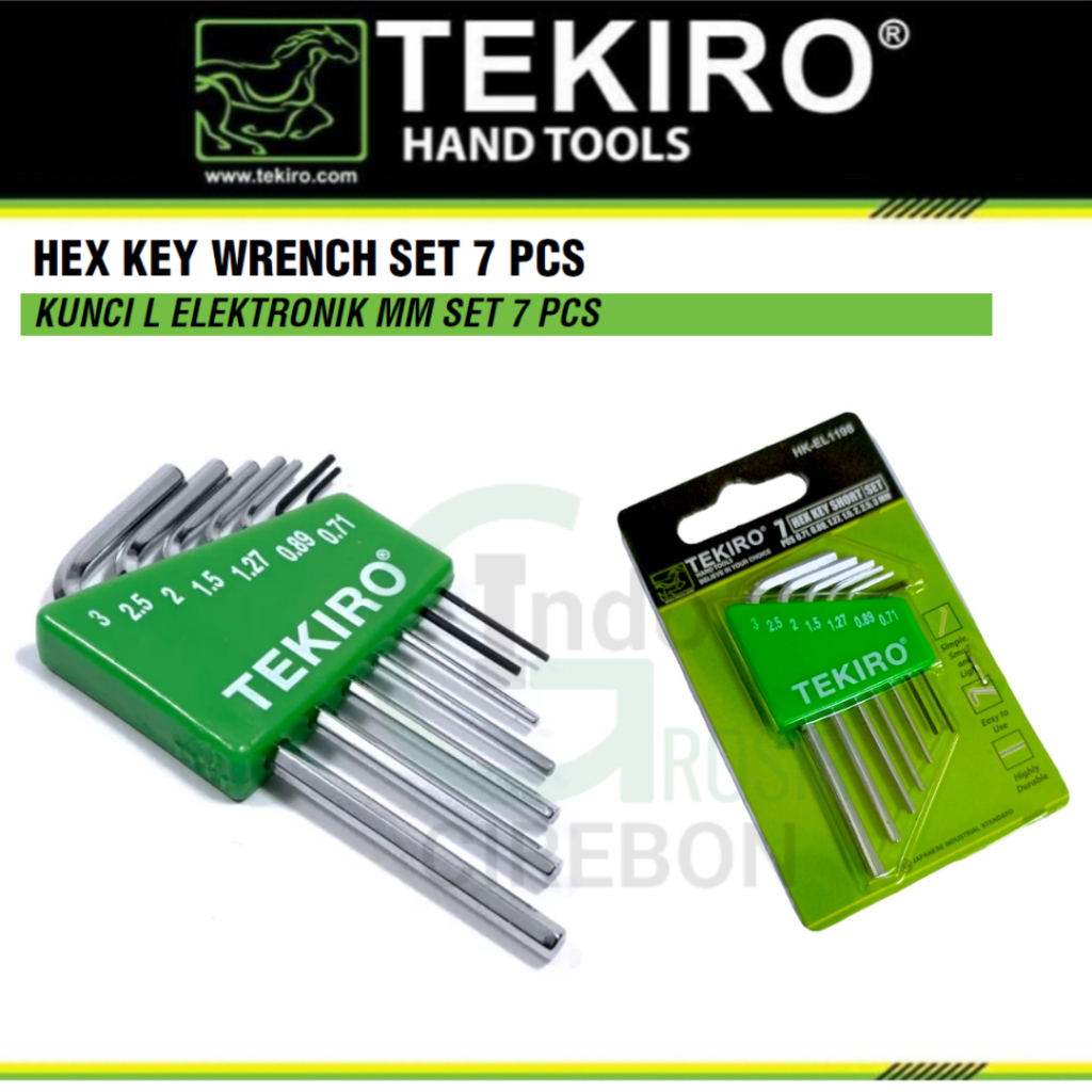 Jual Tekiro Kunci L Set Pcs Kecil Set Kunci L Elektronik Mini Isi