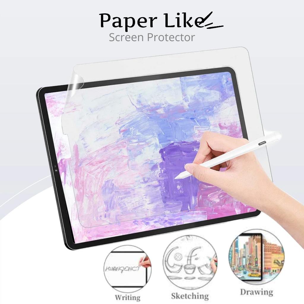 Paper Screen Ipad Pro Screen Cover For Drawing Jual Paper Like