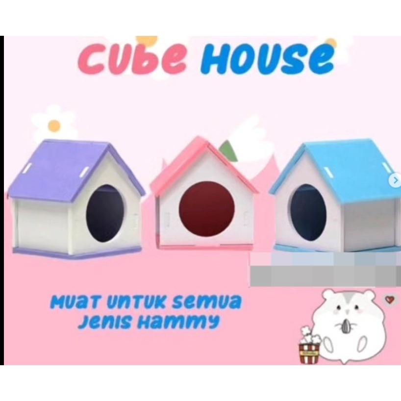 Jual Rumah hammy cube house yang terbuat dari bahan yang aman | Shopee ...