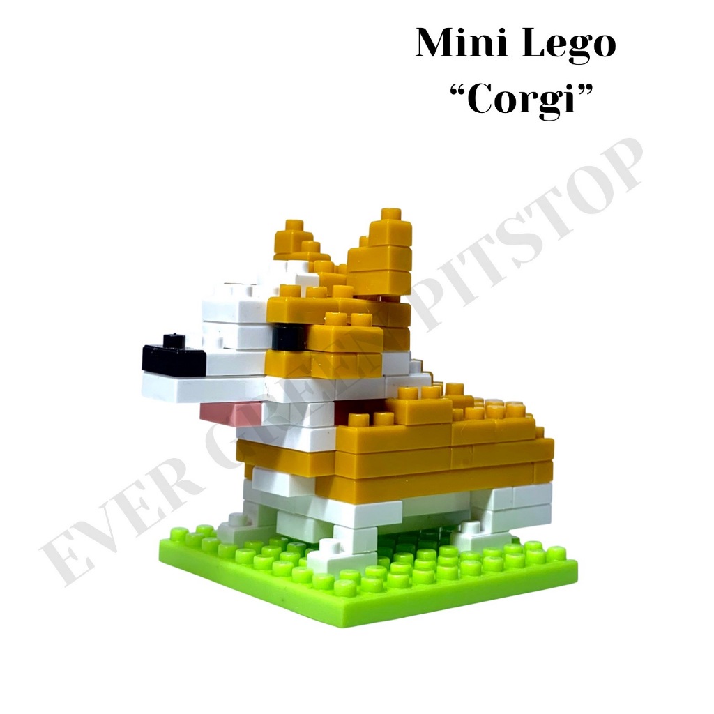 Jual MINI LEGO Dog Mainan Anak Mini Block / Balok Lucu Karakter