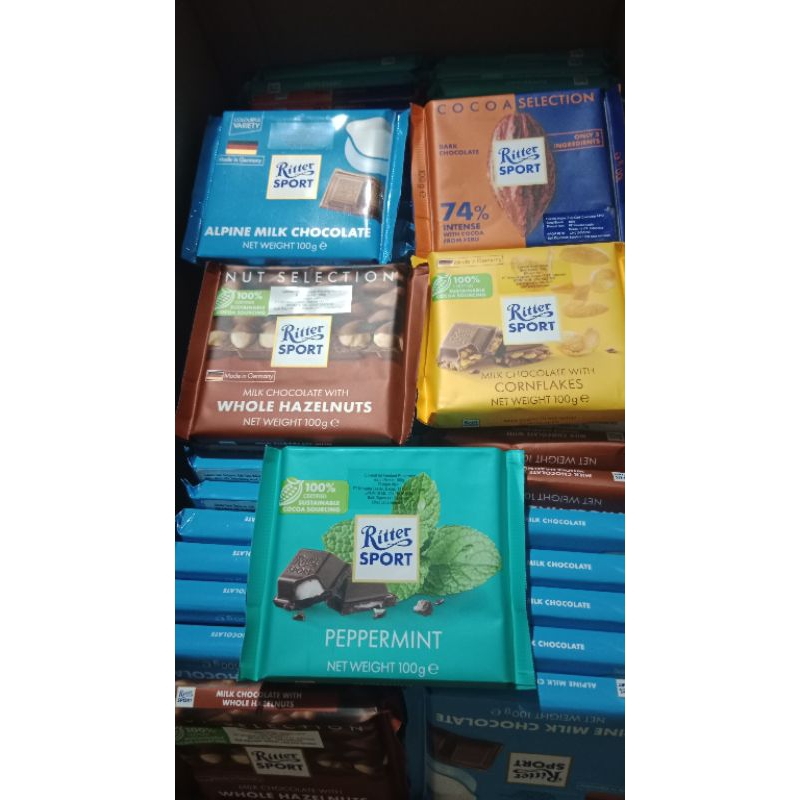 Jual ritter sport coklat 100gr | Shopee Indonesia