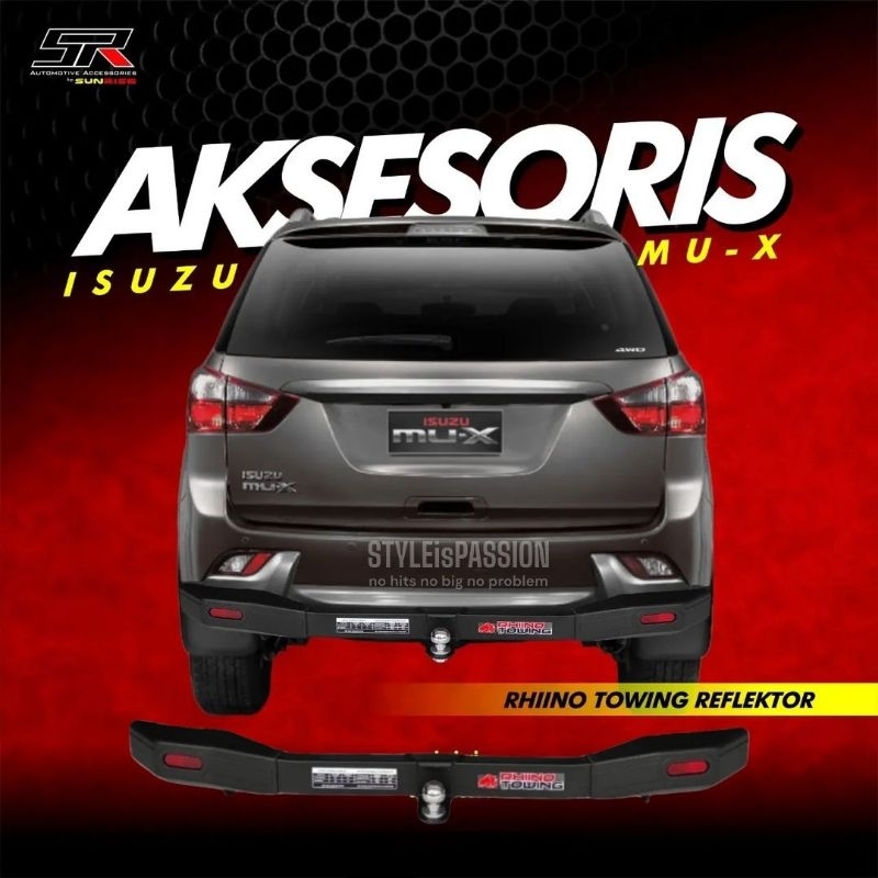 Jual Towing Bumper Isuzu Mux 2022 on Tanduk Belakang ISUZU MU-X ISUZU ...