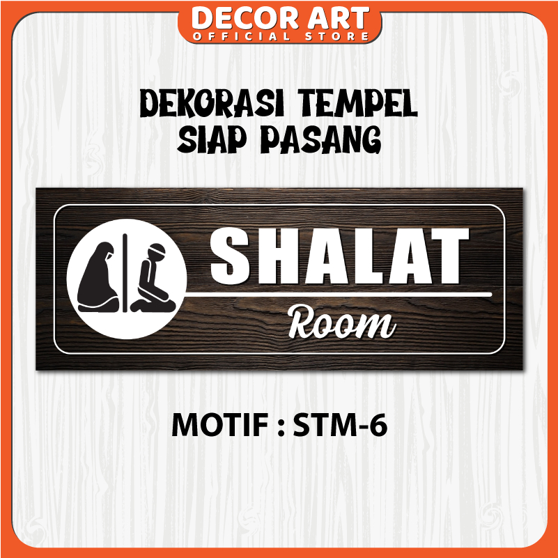 Jual DecorArt 30x11 Cm - Dekorasi Pintu Dinding Kamar Siap Pasang