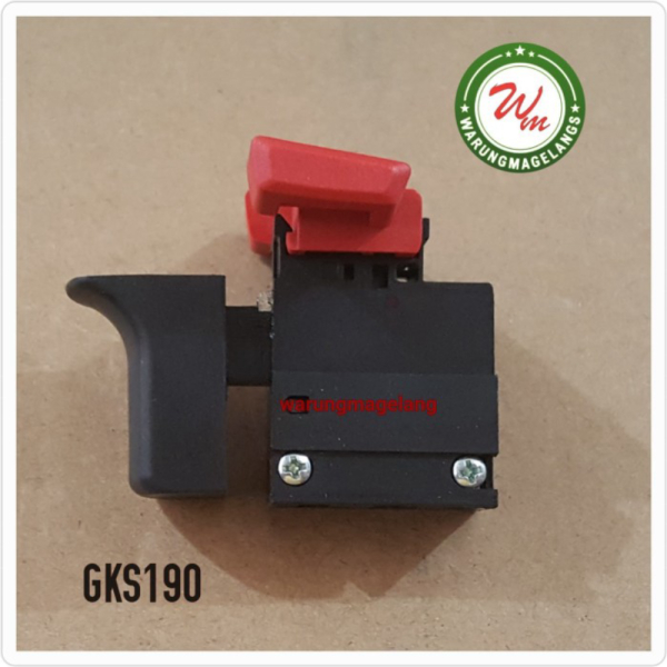 Jual SAKLAR SWITCH ON OFF MESIN GKS190 GKS190 ORI BOSCH MESIN CIRCLE ...