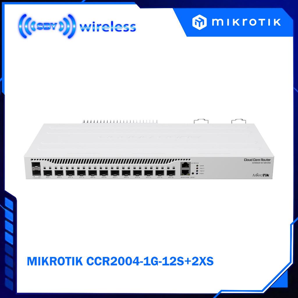Jual MIKROTIK Routerboard CCR2004-1G-12S+2XS, Cloud Core Router CCR ...