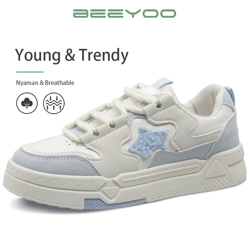 Jual Beeyoo Sepatu Sneakers Korean Look Sepatu Casual Kekinian Fashion ...