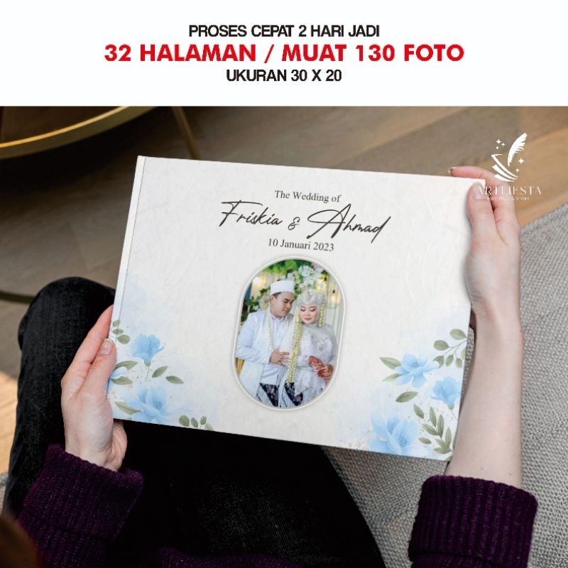 Jual Photobook Hardcover Album Foto Wedding Megazine 32 Halaman