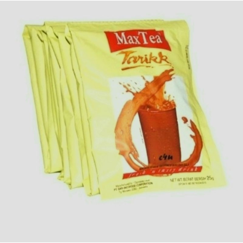 Jual Max Tea Teh Tarik Renceng Sachet Shopee Indonesia 4769