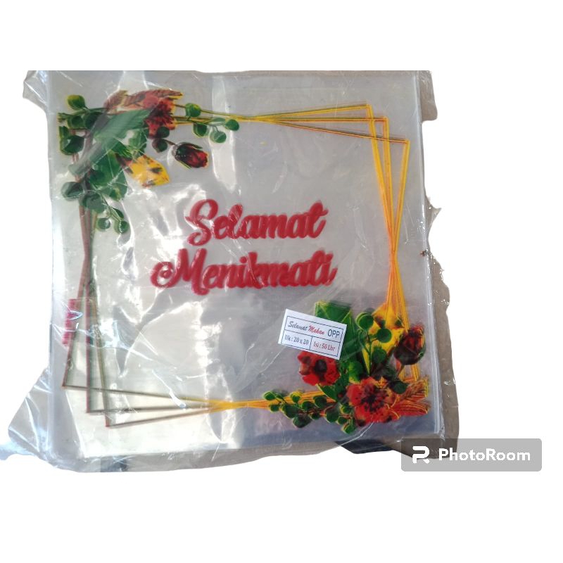 Jual Plastik Selamat Menikmati 20 X20 Isi 50 Lembar Shopee Indonesia