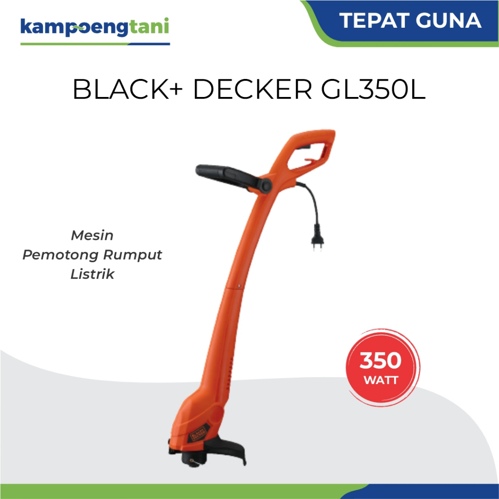 Jual Mesin Potong Rumput Black+ Decker GL350L 350 Watt String Trimmer