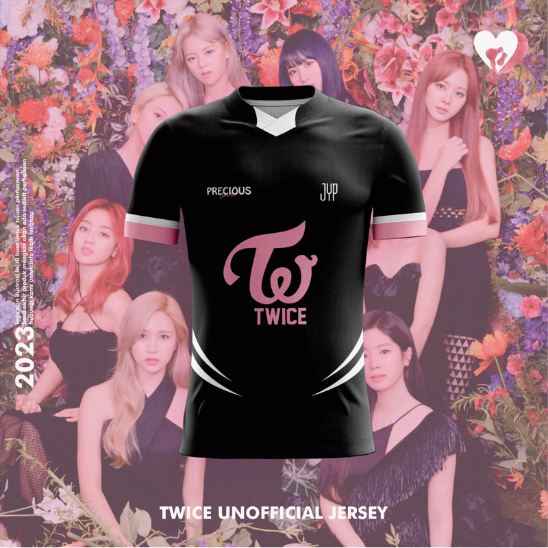 Jual JERSEY KPOP // JERSEY TWICE // TWICE TSHIRT NAMESET (Pre Order