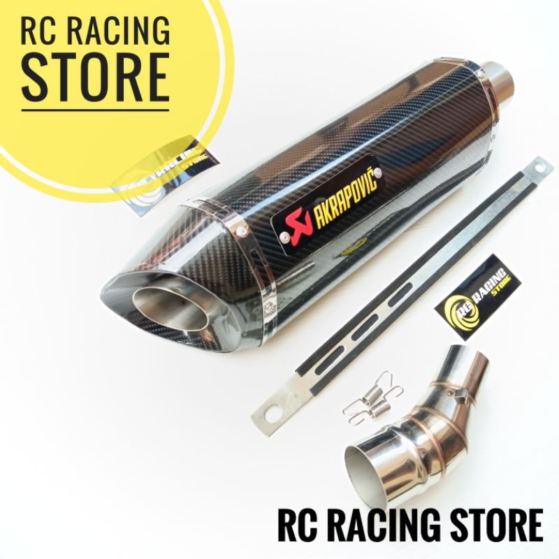 Jual Knalpot Racing Akrapovic Slovenia Carbon Slip On Ninja 250 - R25 ...