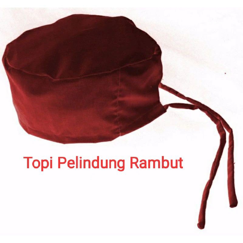 Jual Topi Pelindung Rambut/Topi Dokter Bedah/Topi Karyawam/topi Chef ...
