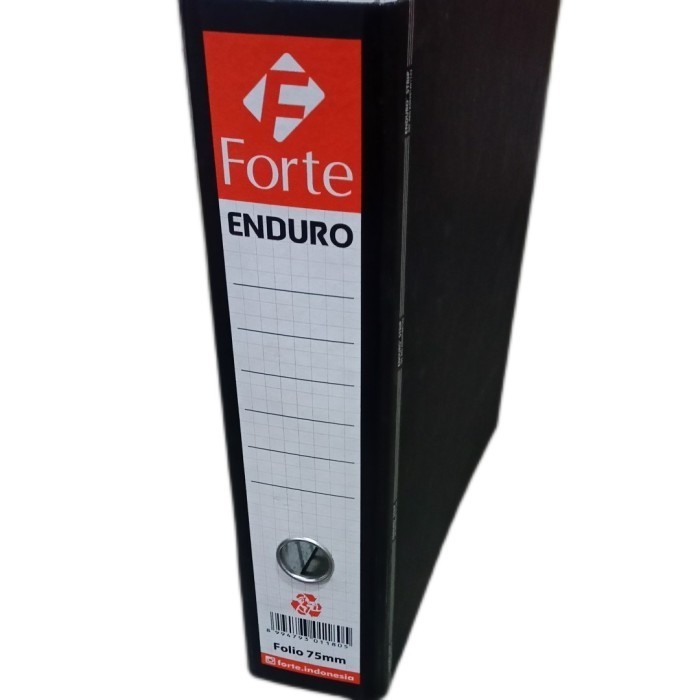 Jual Ordner Forte Enduro Folio F4 75mm Hitam | Shopee Indonesia