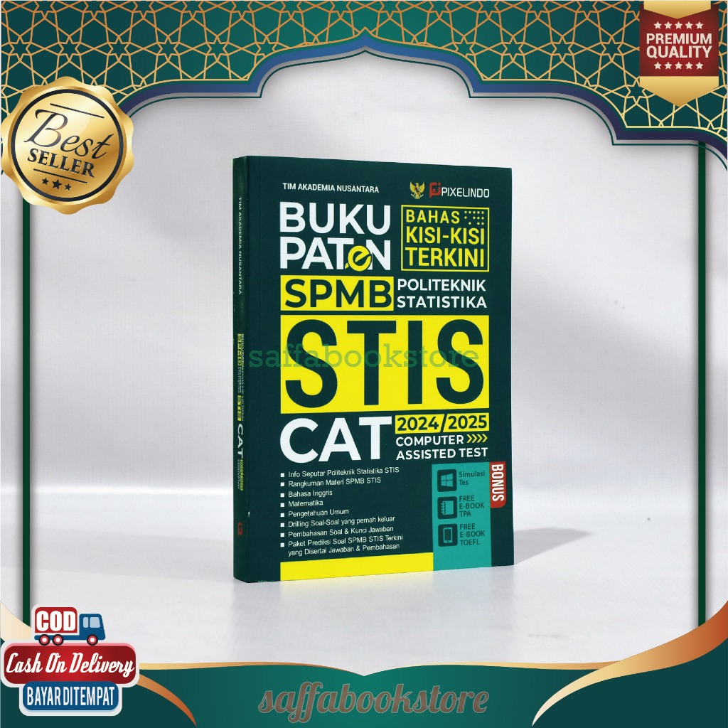 Jual Buku Stis - Paten Spmb Politeknik Statistika Cat 2024 /2025 Kisi ...