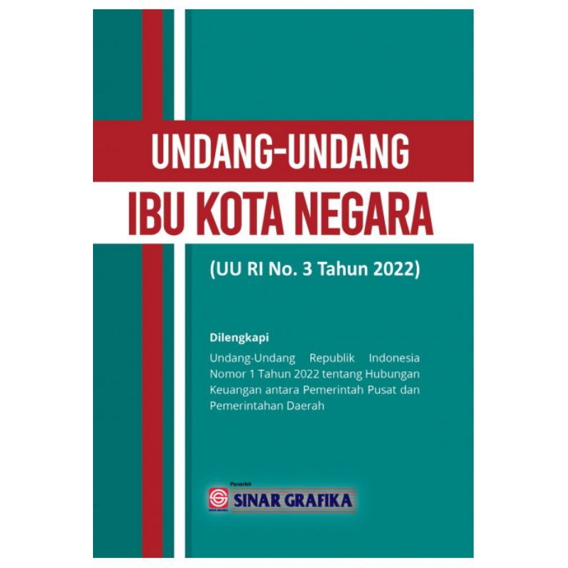 Jual BUKU UNDANG UNDANG IBU KOTA NEGARA (UU RI NO. 3 TAHUN 2022) - ORI ...