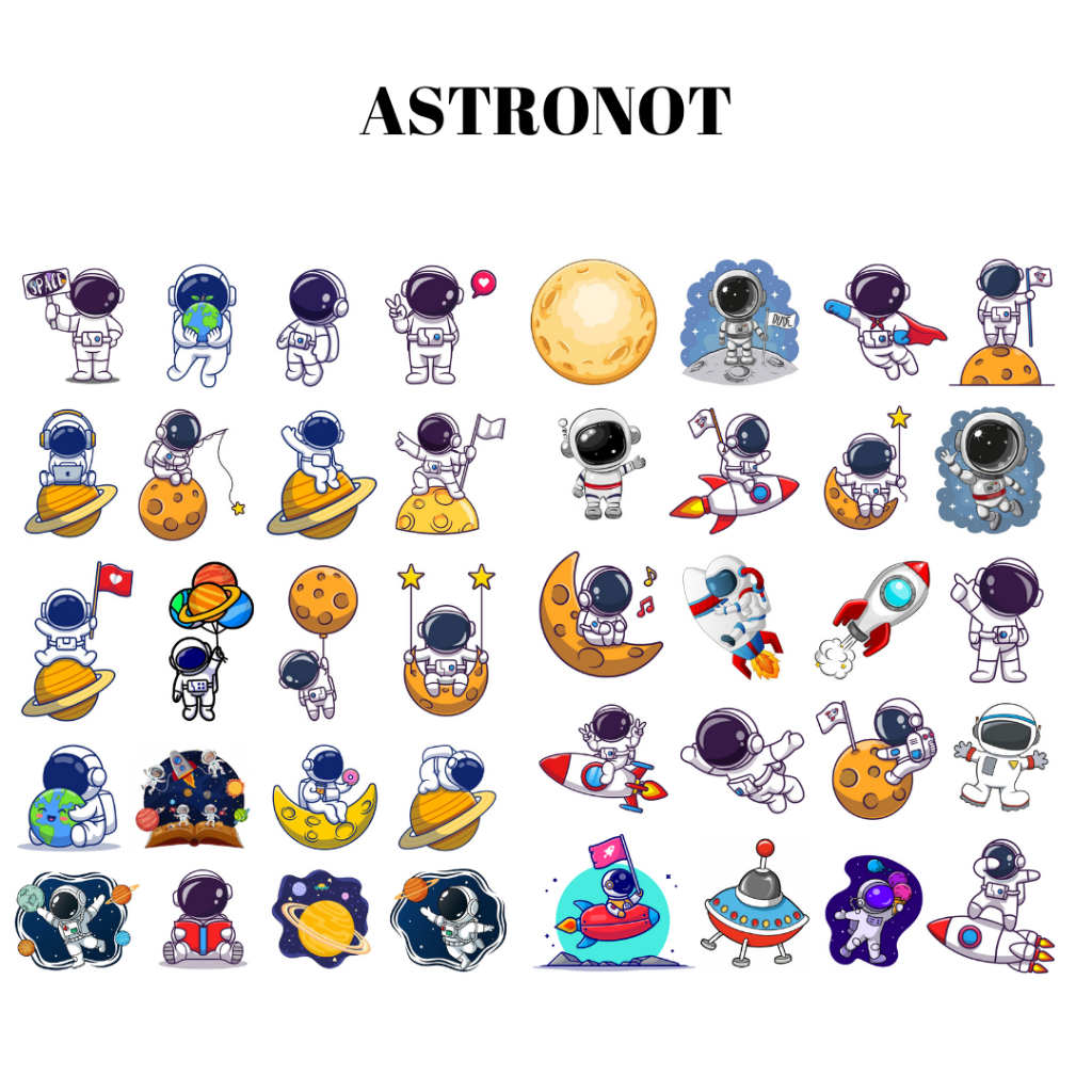 Jual Stiker Astronot | Shopee Indonesia