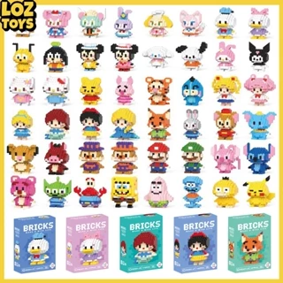 LOZTOYS Nano Block Toys Bricks Mainan Balok Susun Mainan Hadiah Gift Building Block Karakter Kartun DIY 3D Puzzle