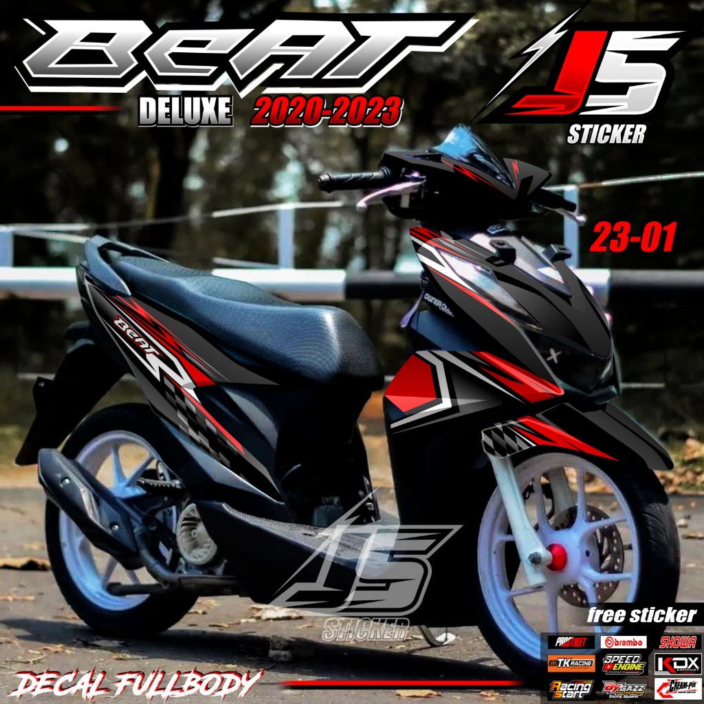 Jual (COD) TERBARU Decal Sticker Beat DELUXE STREET 2020 2021 2022 2023 ...