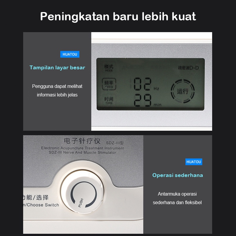 Jual hwato sdz iii stimulator akupuntur hwato sdz iii hwato tens hwato ...